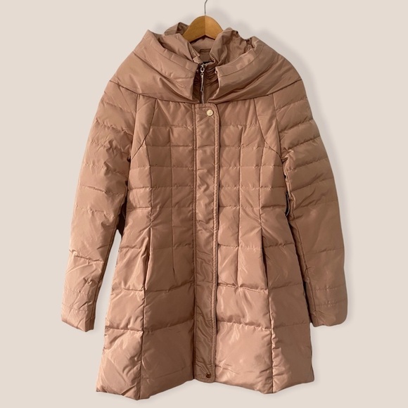 LA Chapelle Rose Pink Puffer Coat - Picture 1 of 8